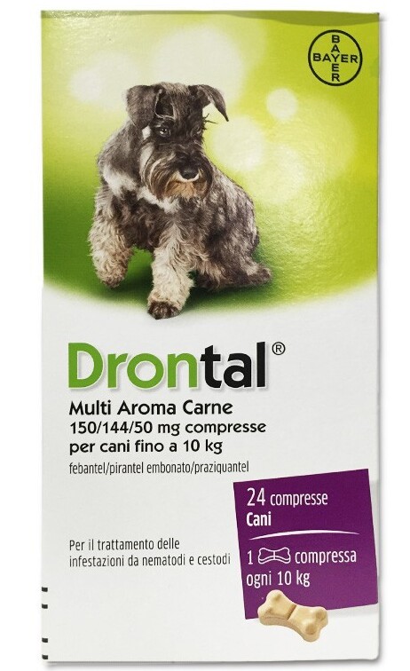 Drontal Multi Aroma Carne 24 Compresse Per Cani